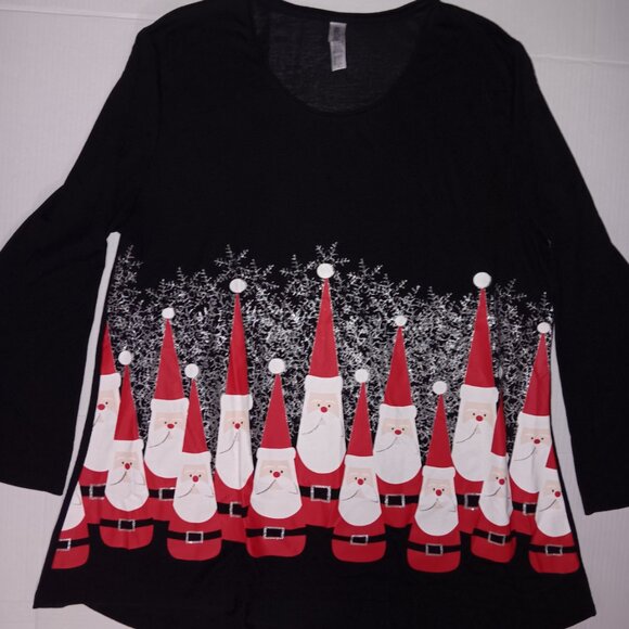 MAC & BELLE SNOWFLAKES SANTA GNOME HOLIDAY SHIRT - Picture 6 of 11